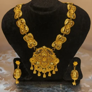 সিটি গোল্ডের গলার এবং কানের দুলের সেট